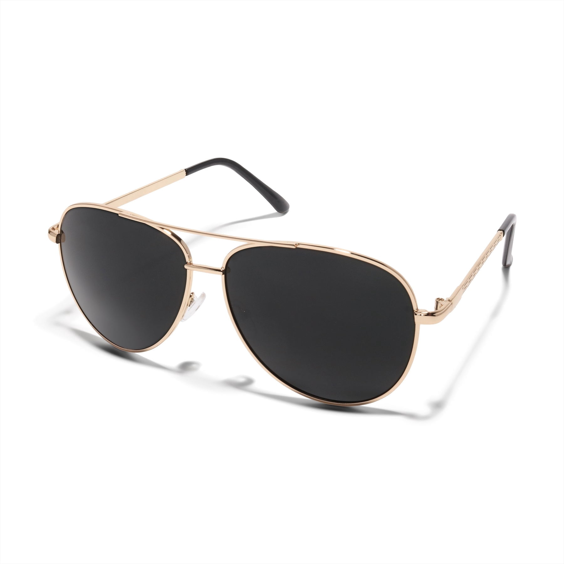 ZEN Oversized Aviator Super Dark UV400 Category 4 Sunglasses for Men & Women - Metal Frame, Shatterproof Dark Lenses, Light Sensitivity & Outdoor Protection