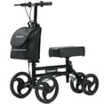 thumbnail image 1 of ZENART Steerable Knee Scooter Foldable Walker for Foot Surgery Adult Crutch Alternative, Black, 1 of 8
