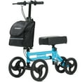 thumbnail image 1 of ZENART Steerable Knee Scooter Foldable Walker for Foot Surgery Adult Crutch Alternative, Blue, 1 of 7