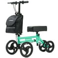 thumbnail image 1 of ZENART Steerable Knee Scooter Foldable Walker for Foot Surgery Adult Crutch Alternative, Green, 1 of 8