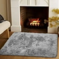 thumbnail image 1 of ZENELESS 2'x3' Tie-dye Grey Shag Area Rug Indoor Rug for Living Room, Bedroom, Kids Room Home Decor, 1 of 8