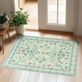 thumbnail image 1 of ZENELESS 2x3 Indoor Entryway Rug, Washable Non-Slip Carpet,Contemporary Traditional Printed Kitchen Mat, Apricot, 1 of 11