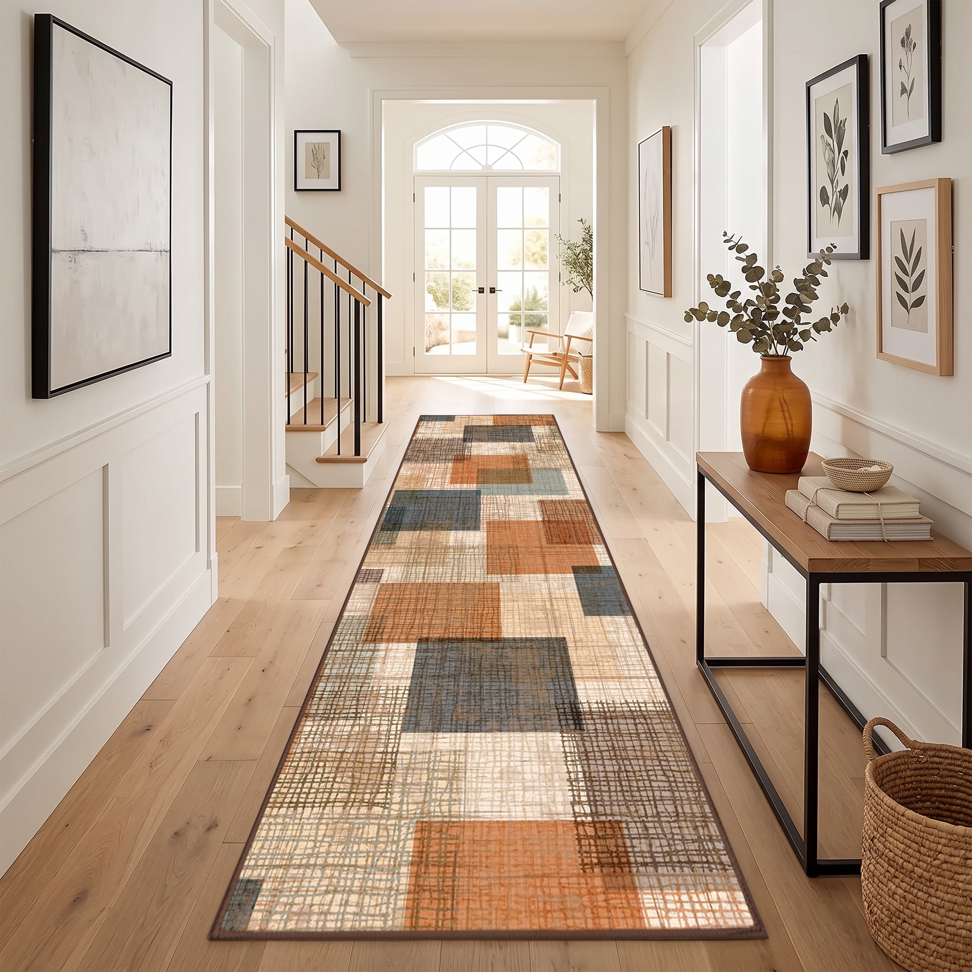 Entry Area Rug ZENELESS 3x10 Long Hallway Runner Rug, Machine Washable Entryway Indoor ...