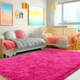 thumbnail image 1 of ZENELESS 4'x6' Soft Rug Indoor Modern Fluffy Area Rugs for Kids Room Bedroom Carpet Home Decor Pink, 1 of 8