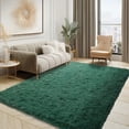 thumbnail image 1 of ZENELESS 5'x 7' Green Soft Fluffy Area Rug for Living Room, Bedroom, Kids Room,Indoor Carpets Decor, 1 of 10