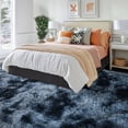 thumbnail image 1 of ZENELESS 9x12 Indoor Fluffy Rug, Extra Large Soft Plush Rug,Non-Slip Modern Shaggy Carpets for Kids Room Living Room Bedroom Nursery Tie-dye Blue Gray, 1 of 8