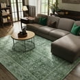thumbnail image 1 of ZENELESS Area Rugs for Living Room,6x9 Green Foldable Washable Rugs, Contemporary Non-Slip Non Shedding Accent Carpet, 1 of 7