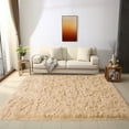 thumbnail image 1 of ZENELESS Fluffy Area Rugs for Living Room,4x6 Shag Rectangular Carpets for Bedroom Light Brown, 1 of 6