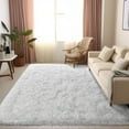 thumbnail image 1 of ZENELESS Indoor Fluffy Rugs,5x7ft Fuzzy Non-Slip Carpets for Living Room Bedroom Kids Room Nursery Home Decor White, 1 of 7