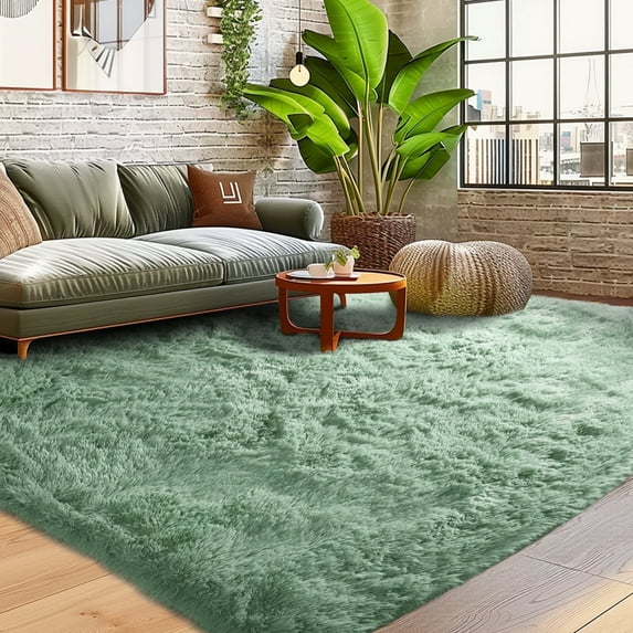 ZENELESS Large Area Rugs for Living Room,9 x 12 Shag Fluffy Rectangular Carpets for High Traffic Areas in Living Room, Bedroom