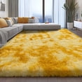 thumbnail image 1 of ZENELESS Large Fluffy Area Rugs for Living Room,8x10 Shag Rectangular Carpets for Bedroom, Tie-Dye Yellow, 1 of 7