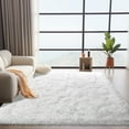 thumbnail image 1 of ZENELESS Large Fluffy Area Rugs for Living Room,8x10 Shag Rectangular Carpets for Bedroom, White, 1 of 6
