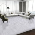 thumbnail image 1 of ZENELESS Large Fluffy Rugs for Living Room,9x12ft Rectangular Shag Rug Carpets for Living Room Bedroom Nursery White, 1 of 7