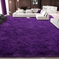 thumbnail image 1 of ZENELESS Large Fluffy Soft Rugs,10x14ft Non-Slip Carpet for Teen's Room Nursery Room Home Decor,Grape Purple, 1 of 8