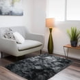 thumbnail image 1 of ZENELESS Solid Shag Collection Rug,3x5ft Charcoal Gray Fluffy Area Rugs Perfect for Nursery, Playroom, 1 of 8