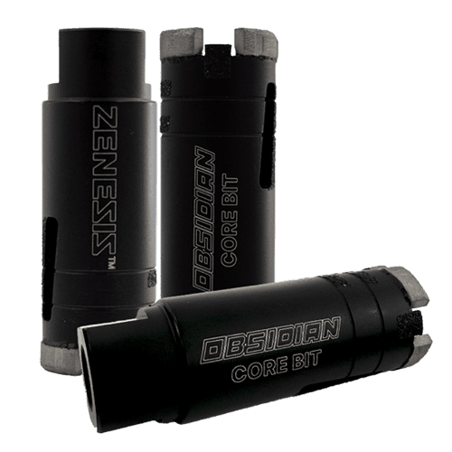 ZENESIS Obsidian 1-3/8 Inch Diamond Core Bit, Wet Core Drill Bit for Porcelain, Granite, Quartzite and Stone