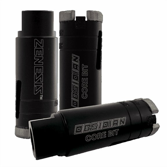 ZENESIS Obsidian 3 Inch Diamond Core Bit, Wet Core Drill Bit for Porcelain, Granite, Quartzite and Stone