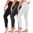 thumbnail image 1 of ZENFLEX 3 Pack Leggings for Women High Waisted No See-Through Tummy Control Soft Yoga Pants Womens Workout Athletic Running Leggings, 1 of 6
