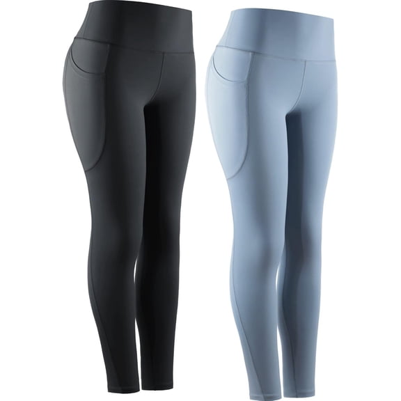 ZENFLEX High Waist Running Workout Leggings for Yoga with Pockets