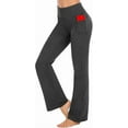 thumbnail image 1 of ZENFLEX Women's Yoga Pants with Pockets for Women Bootcut Wide Leg Pants for Women High Waisted Workout Pants, 1 of 6