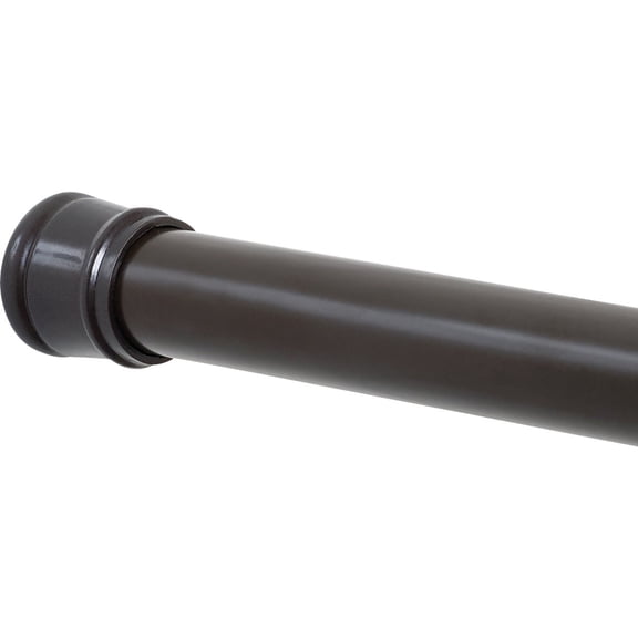 Zenith Shower Curtain Tension Rod 506RB - Oil Rubbed Bronze Finish - Bronze, 42-72 In