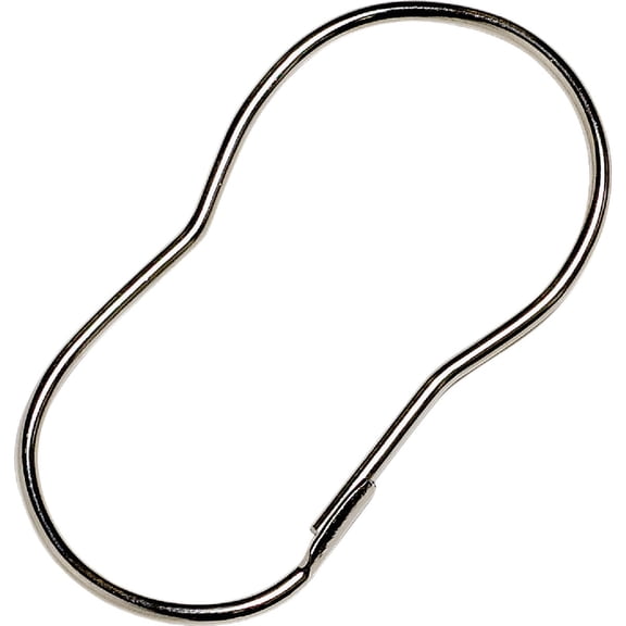 ZENITH/BATHWARE 90SS 12PK CHR Wire Shower Hook
