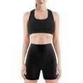 thumbnail image 1 of ZENJIAH Women's Postpartum Compression Shorts - High-Waisted Shapewear With 360° Tummy Support Panel Black, 1 of 9