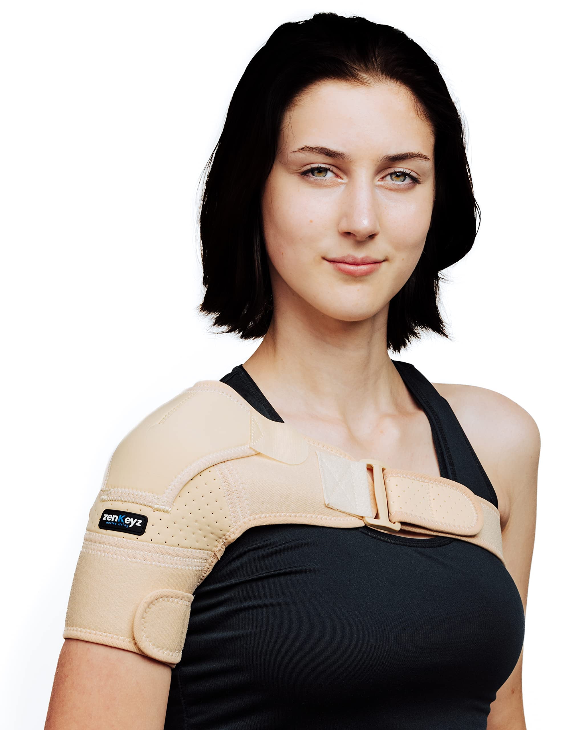 ZENKEYZ, Shoulder Brace for Men & Women, Nude, 1 pc, XS/S Walmart