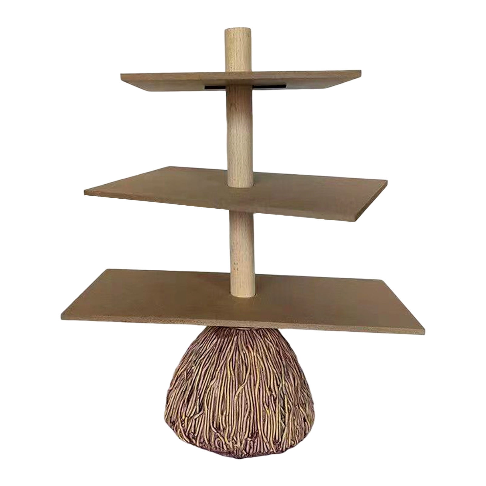 ZENMELE Broomstick Snack Bowl Stand Witch Broomstick Snack Rack Funny 3