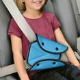 thumbnail image 1 of ZENMELE Child Seat Belt Adjusters Car Seat Belt Seat Cover Triangles Fits Shorter Strong Automatic Shoulder And Neck Belt Adjusters, 1 of 2