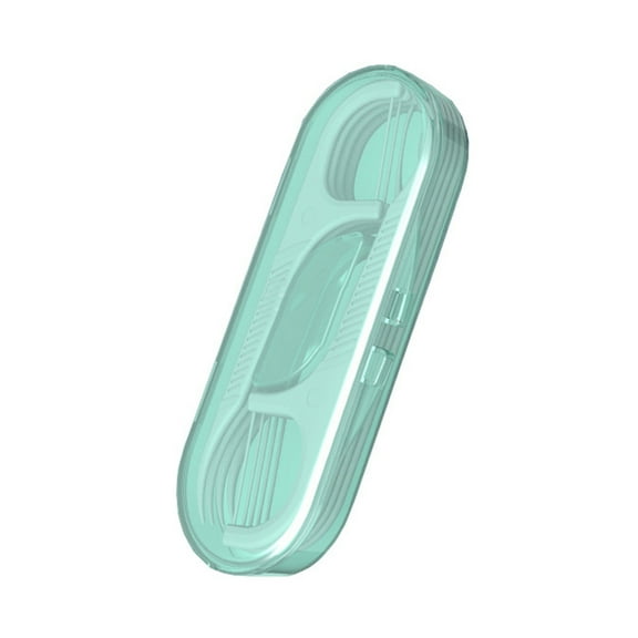 ZENMELE Dental Floss and Dental Picks Up Portable Box Travel Portable Mini Home Creative Stick Storage Box Remover