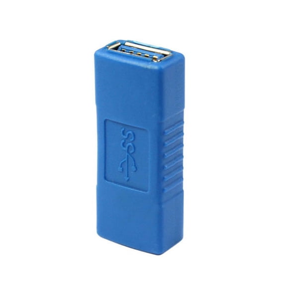 ZENMELE USB 3.0 Type A Female to Female Plug Adapter Extension Connector Coupler