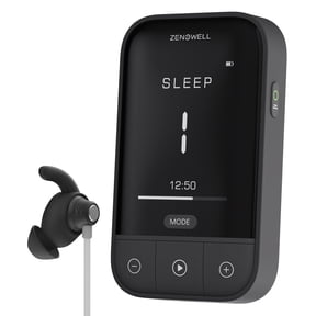 ZenoWell Vita Vagus Nerve Stimulator, Sleep Aid, Stress & Anxiety Relief, Focus Support, 3 Modes, 30 Levels, Black