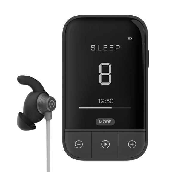 ZenoWell Vita Vagus Nerve Stimulator, Sleep Aid, Stress & Anxiety Relief, Focus Support, 3 Modes, 30 Levels, Black