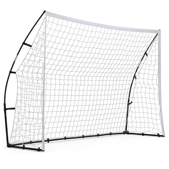 ZENSTYLE 10x6 ft Portable Soccer Goal Heavy-Duty Backyard Training Net Fast Setup with Carry Case & Multi-Surface Stakes