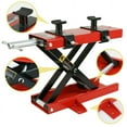 thumbnail image 1 of ZENSTYLE 1100 LB Motorcycle Dirt Bike ATV Scissor Center Jack Mini Lift Crank Floor Stand, 1 of 11