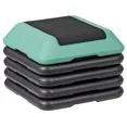 thumbnail image 1 of ZENSTYLE 16" x 16" Adjustable Aerobic Stepper Workout Platform with 4 Risers for Home Gym Fitness, 1 of 10