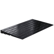 ZENSTYLE 2.5" Heavy-Duty Rubber Threshold Ramp for Doorways, Curbs & Garage Entrances, Black