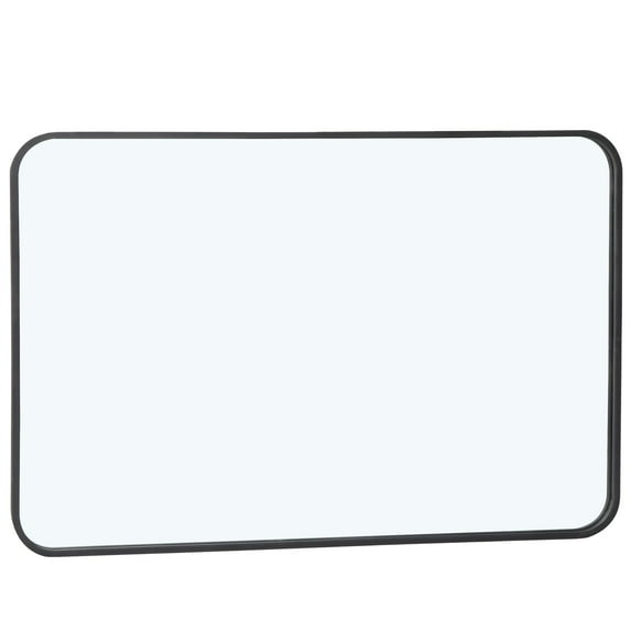 ZENSTYLE 24 x 36" Rectangle Wall Mirror Bathroom Metal Frame Makeup Vanity Mirror