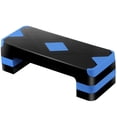 thumbnail image 1 of ZENSTYLE 26.5" Adjustable Workout Aerobic Stepper in Fitness & Exercise Step Platform Trainer Stepper w/Risers Blue, 1 of 9