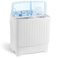 ZENSTYLE Compact Apartment Size Semi Top Load 17.6lbs Mini Twin Tub