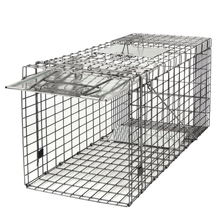 ZENSTYLE 32" Animal Traps - 32"x12.5"x12" Humane Rodent Cage for Rabbits, Groundhog, Squirrel
