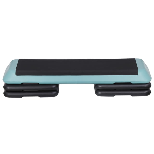 Plateforme Step Aérobic THE STEP Original – Avec 4 Risers – Vert/Violet – Occasion