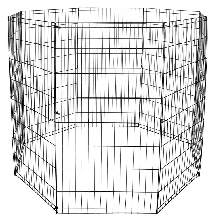 ZENSTYLE 48 inch 8 Panels Indoor Outdoor Pet Dog Playpen Large Crate Fence