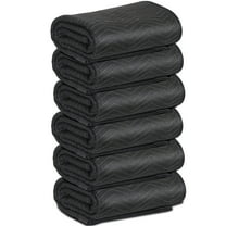 ZENSTYLE 6 Packs Moving Blankets 80 × 72'' Furniture Shipping Pads for Moving & Storage