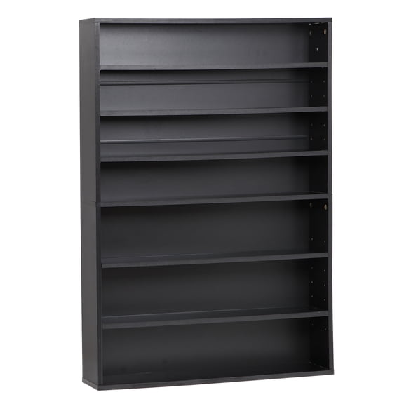 ZENSTYLE 6-Tier Multimedia Storage Tower, Black