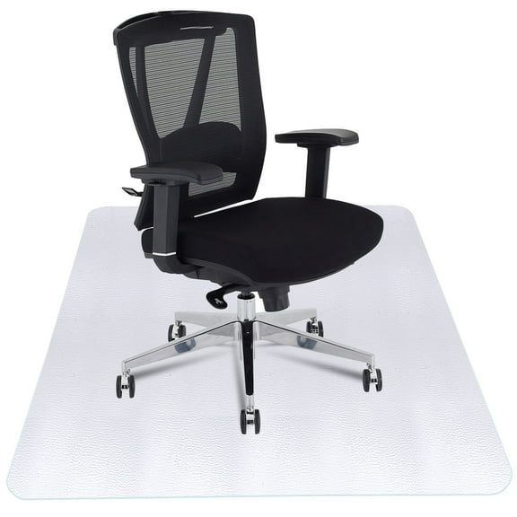 ZENSTYLE 60"x46" Chair Mat PVC Plastic Rolling Chair Mat Protecttion Floor Mat for Home Office