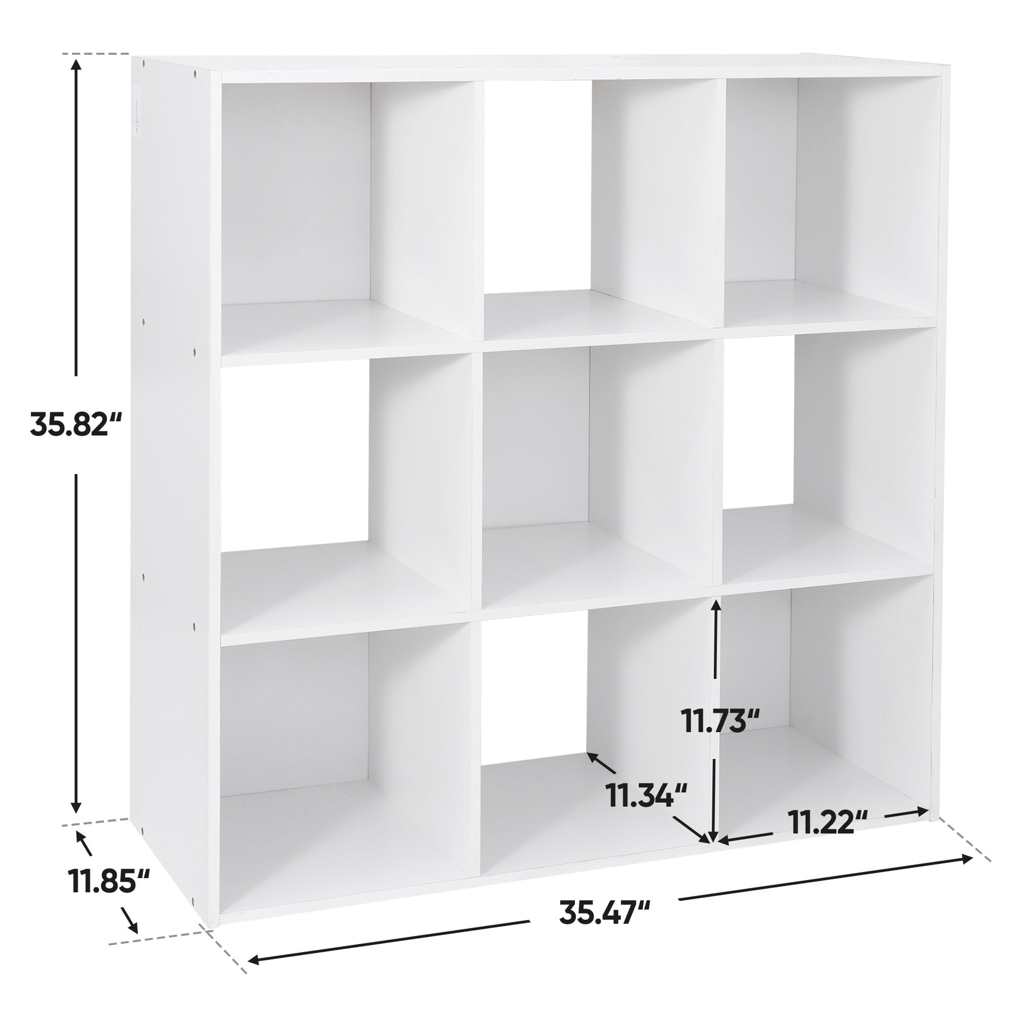 ファッション ZENSTYLE 9-Cube Wooden Cubby Shelf Unit Storage Organizer 水槽