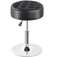 thumbnail image 1 of ZenStyle Black Swivel Stool – Adjustable Height Salon & Vanity Chair with Metal Frame, 1 of 9
