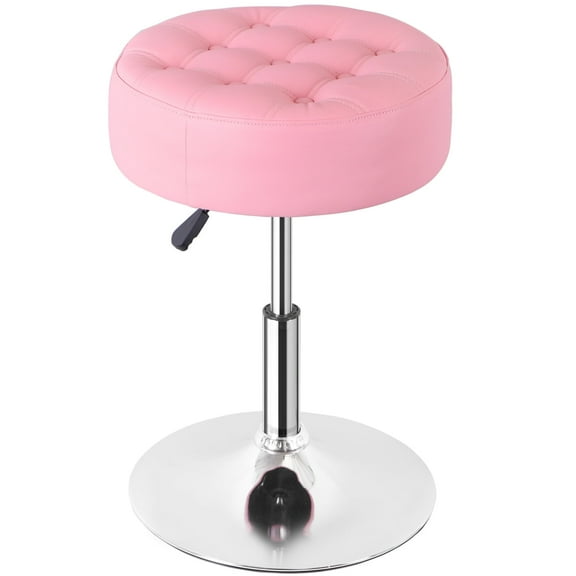 ZenStyle Pink Swivel Stools – Adjustable Height Salon & Vanity Chairs with Metal Base